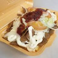 Doner Meat in Tray